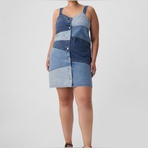 GAP: Denim Patchwork Dress